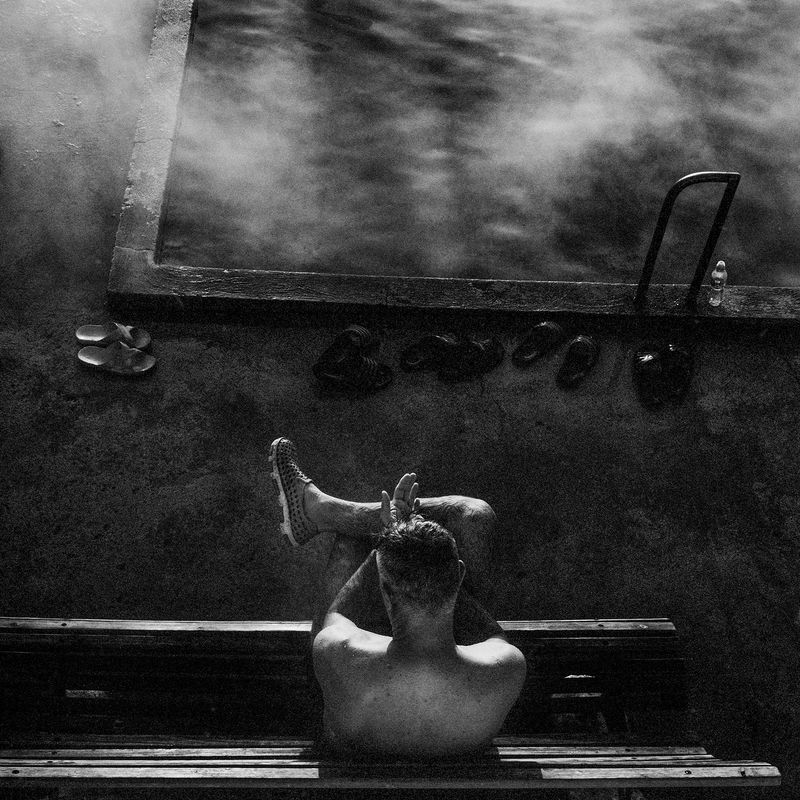 © Christo Stankulov - Man on a benchfrom the series The Hot Waters - Varna, Bulgaria 2022