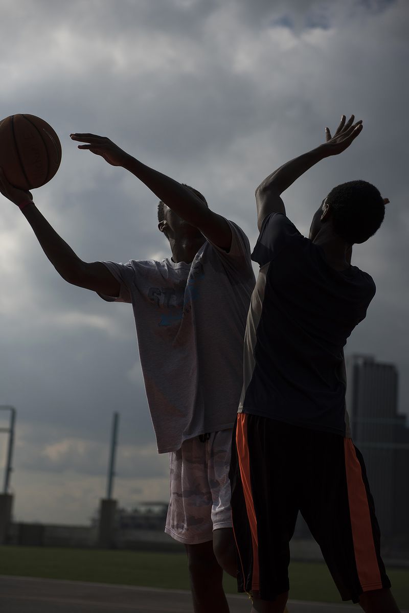 © Niké Dolman - Brooklyn basketball players, 2016