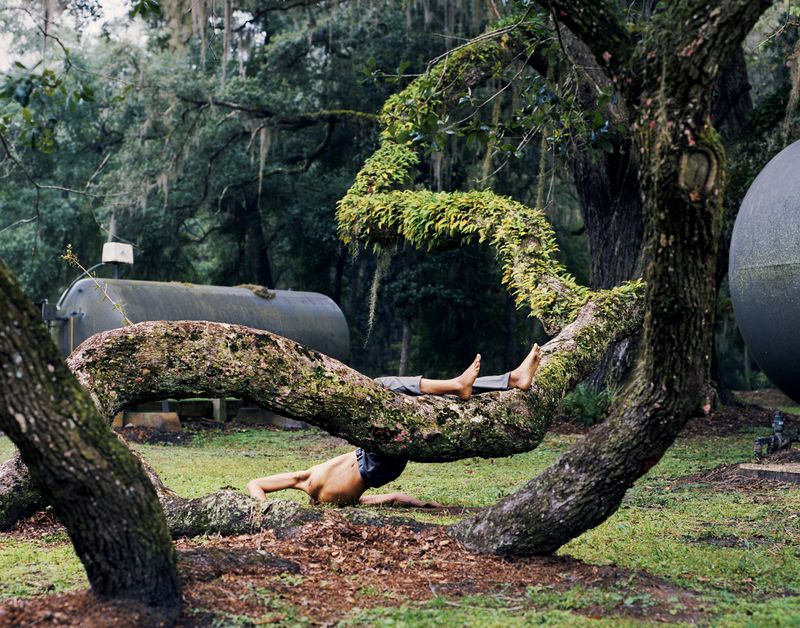© Maximilian Thuemler - Self-Portrait Toppled Over Out Back, Glynn County, Georgia, 2020