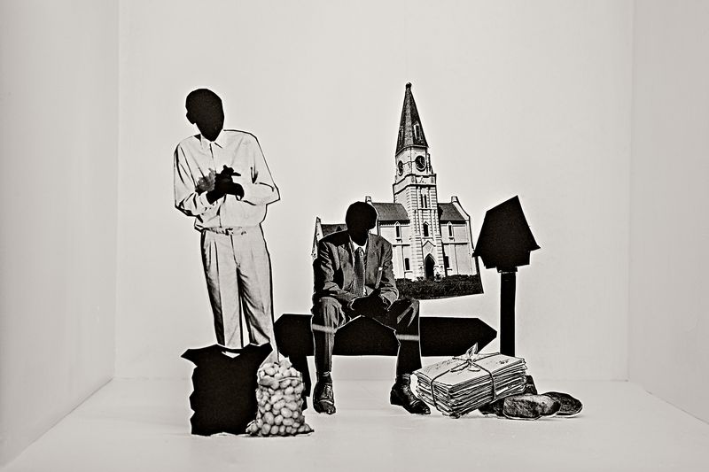 © Lebohang Kganye - Farmer selling Sneeuberg potatoes, 2018