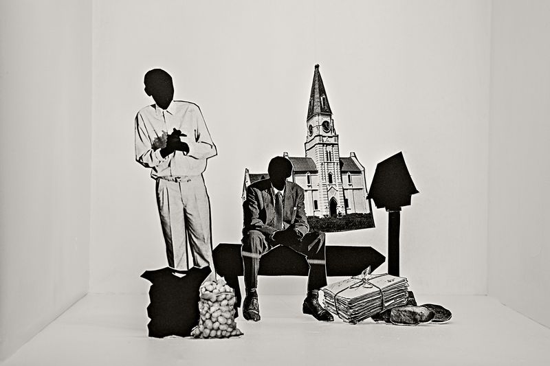 © Lebohang Kganye - Farmer selling Sneeuberg potatoes, 2018