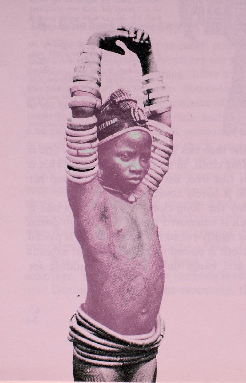 © Gloria Oyarzabal - PINK CHILDHOOD Manipulated archive image