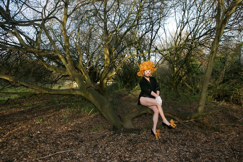 © Loredana Denicola - Tacco Matto, the art performer, I am my emotions - from 'the Theatre of the Mind' photography video documentation project