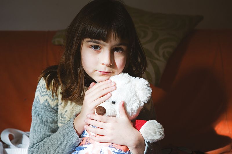 © Loredana Denicola - Graça and her imaginary dogs, from The theatre of the mind, a photography and video documentation project.