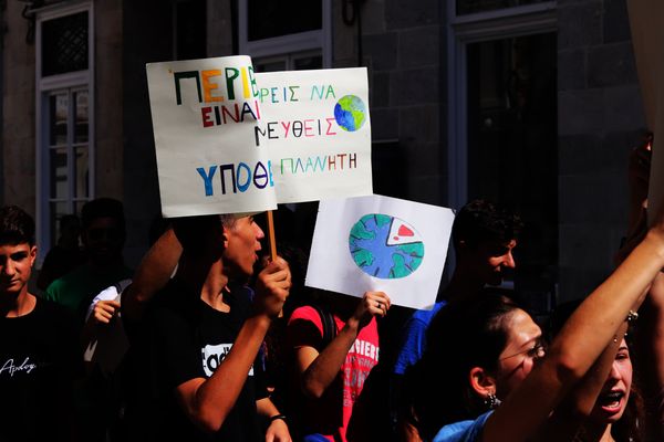 © Samantha Pess - Climate strike, on the island of Syros