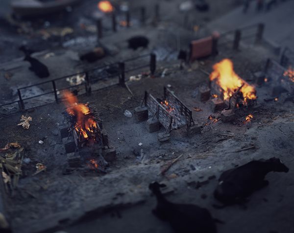 © Grzegorz Wełnicki - Manikarnika Ghat Varanasi 2017