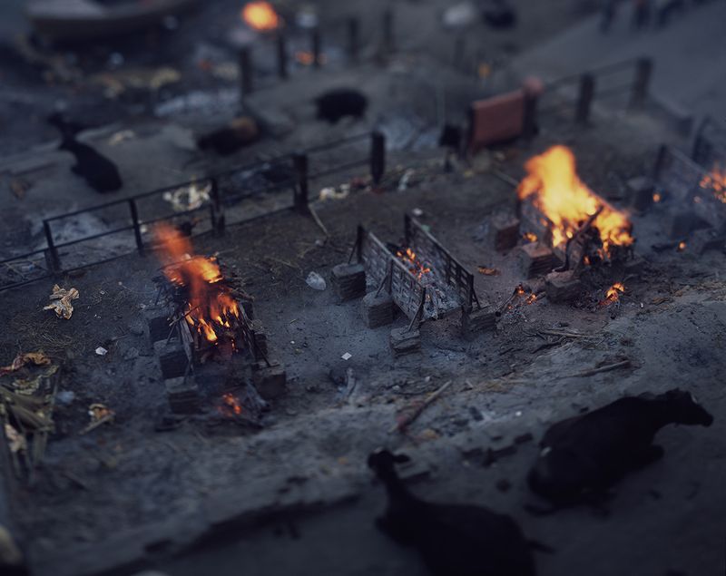 © Grzegorz Wełnicki - Manikarnika Ghat Varanasi 2017