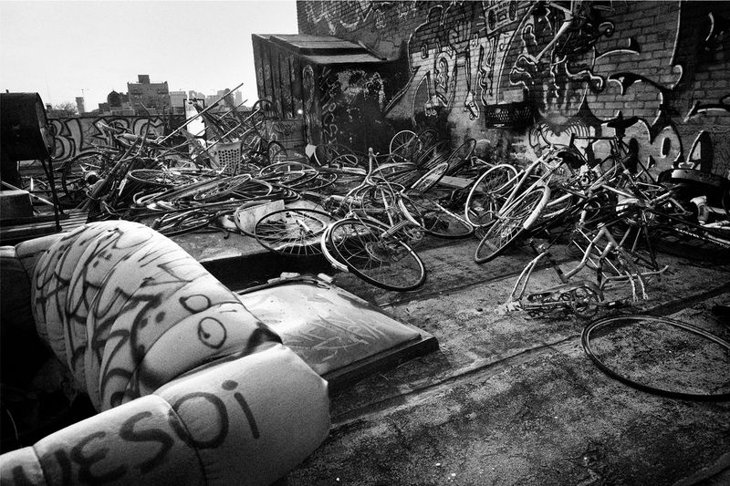 © Julie Glassberg - Chicken Hut (headquarter) rooftop. Brooklyn NY.