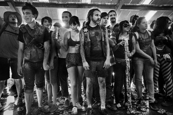 © Julie Glassberg - spectators at Slaughterama, VA.