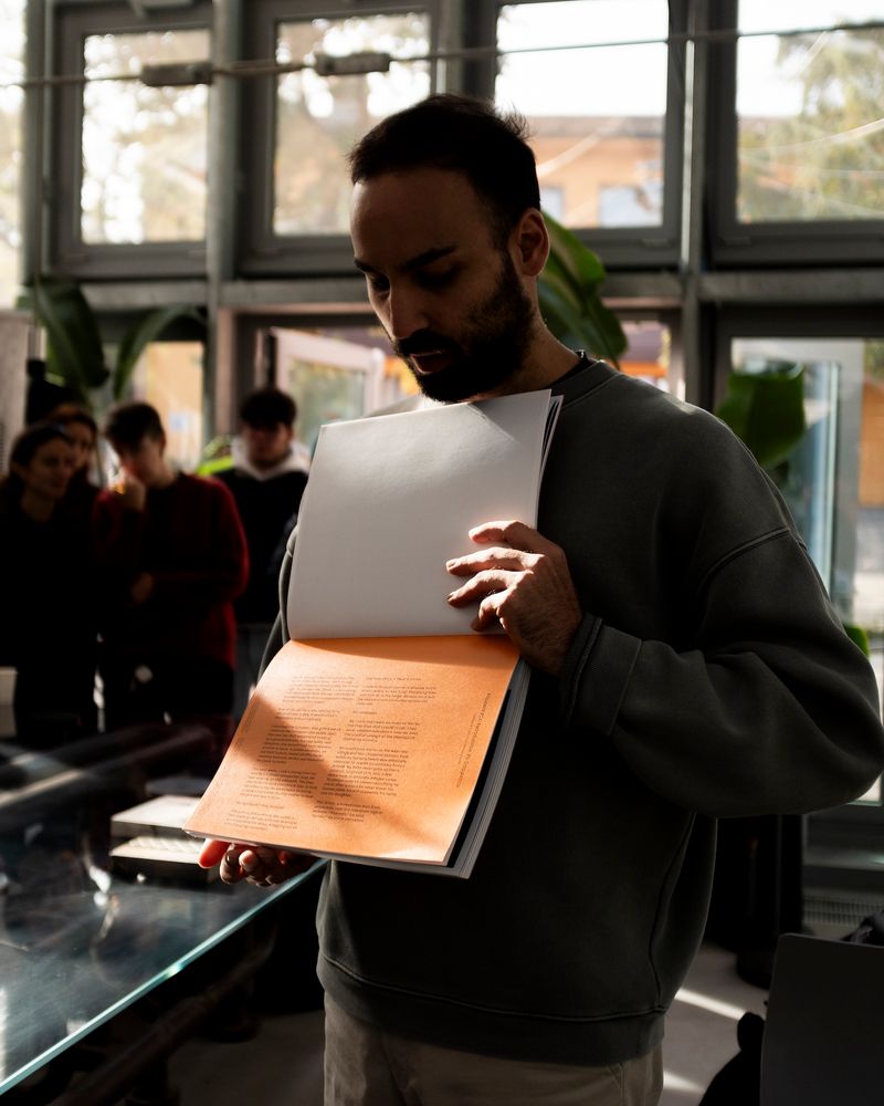 Marcello Coslovi from Sugar Paper during Photobooks For Breakfast: Act Of Resistance
