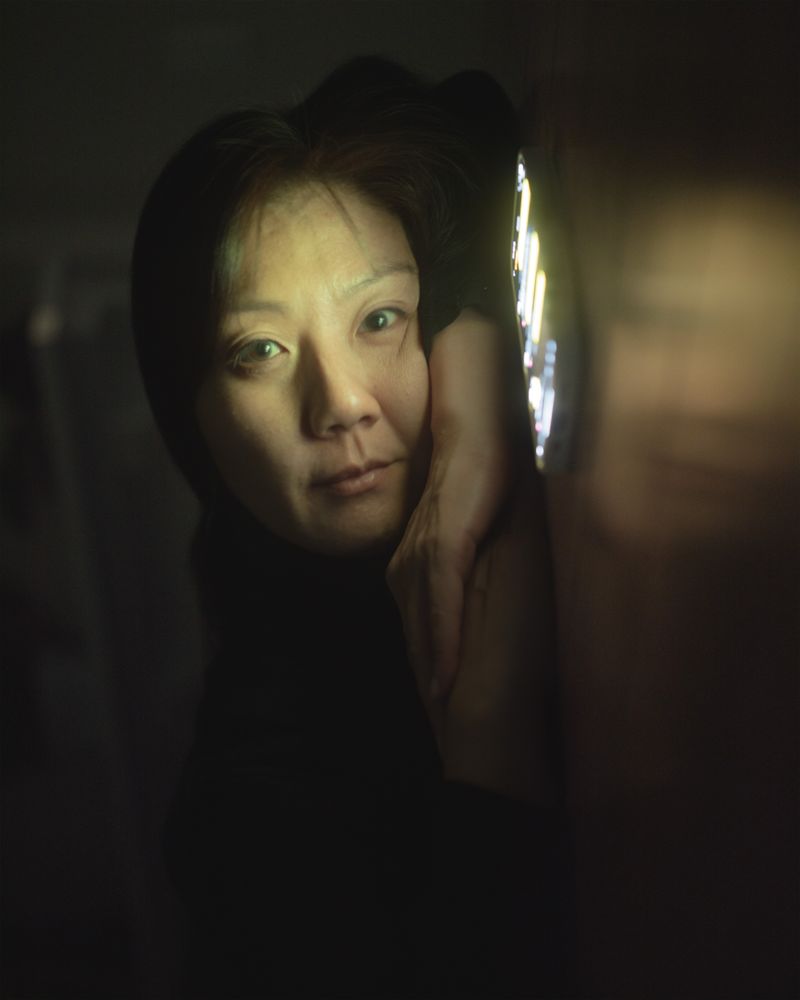 © Hankyung Ryu - Pam by Her Phone, 2025, digital C-print, 20” x 1.6”