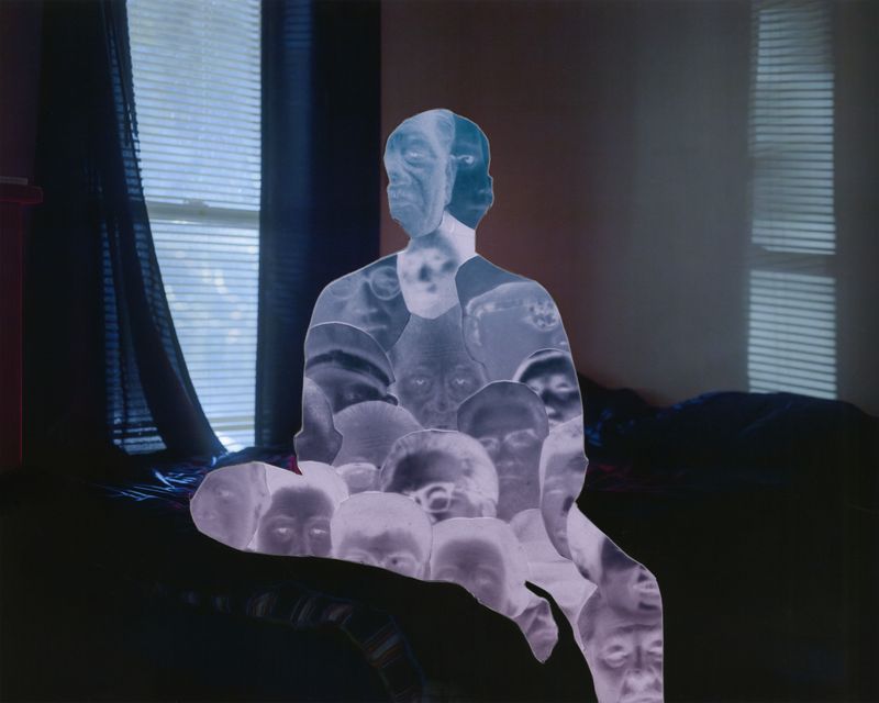 © Hankyung Ryu - At Night, I Become a Keyhole, 2026, digital C-print and pigment print collage, 20” x 16”