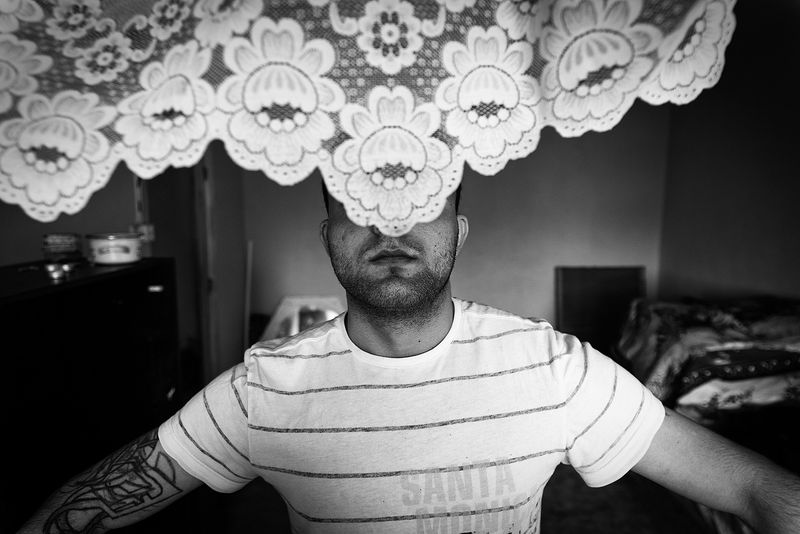 © Jana Plavec - Tomáš right after a flight from a borstal captured in one of the Popik´s former flats.