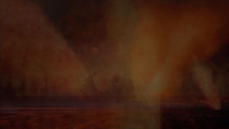 © Alfonso de Gregorio - Kuwaiti Oil Wells On Fire. South of Kuwait City, Kuwait, War Against Reality, Digital C-Print, 32 x 18 in