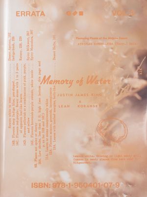 Errata Vol. 3 Memory of Water