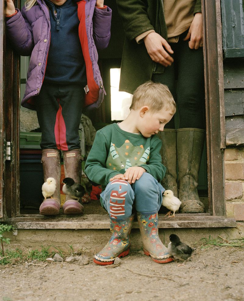 © Vikram Kushwah - The Chick Who Tried To Climb Rupert's Leg