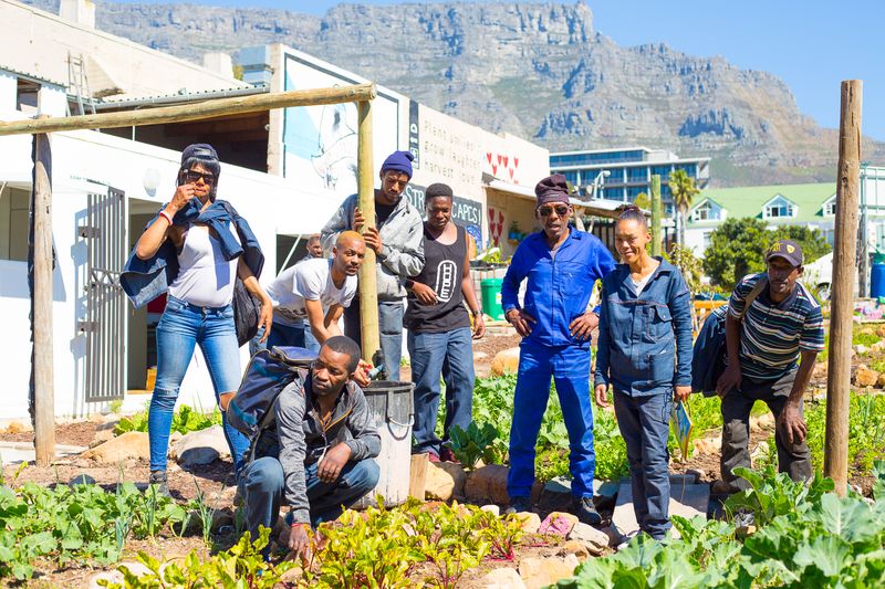 © Marzahn Botha - Image from the The Homeless of Cape Town: Angels and gardens to "grow people". photography project