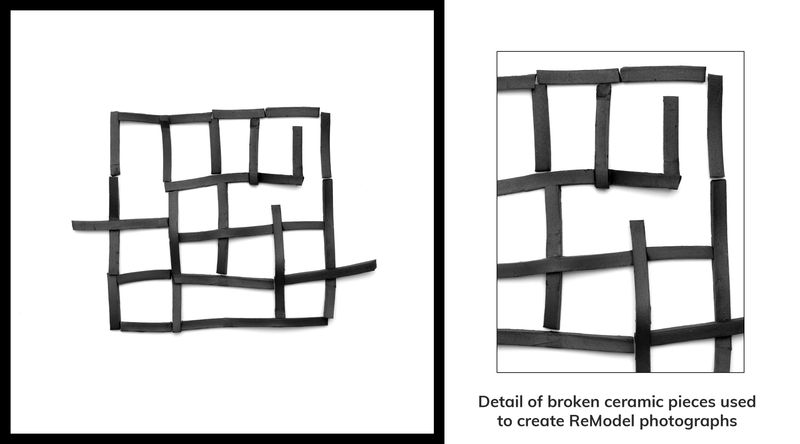 © Paula McCartney - ReModel #1, 16.5x16.5 inch framed archival pigment print with detail