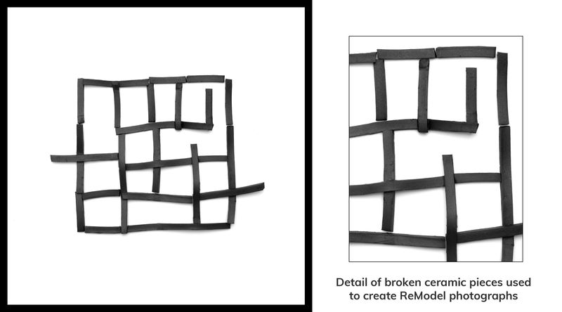 © Paula McCartney - ReModel #1, 16.5x16.5 inch framed archival pigment print with detail