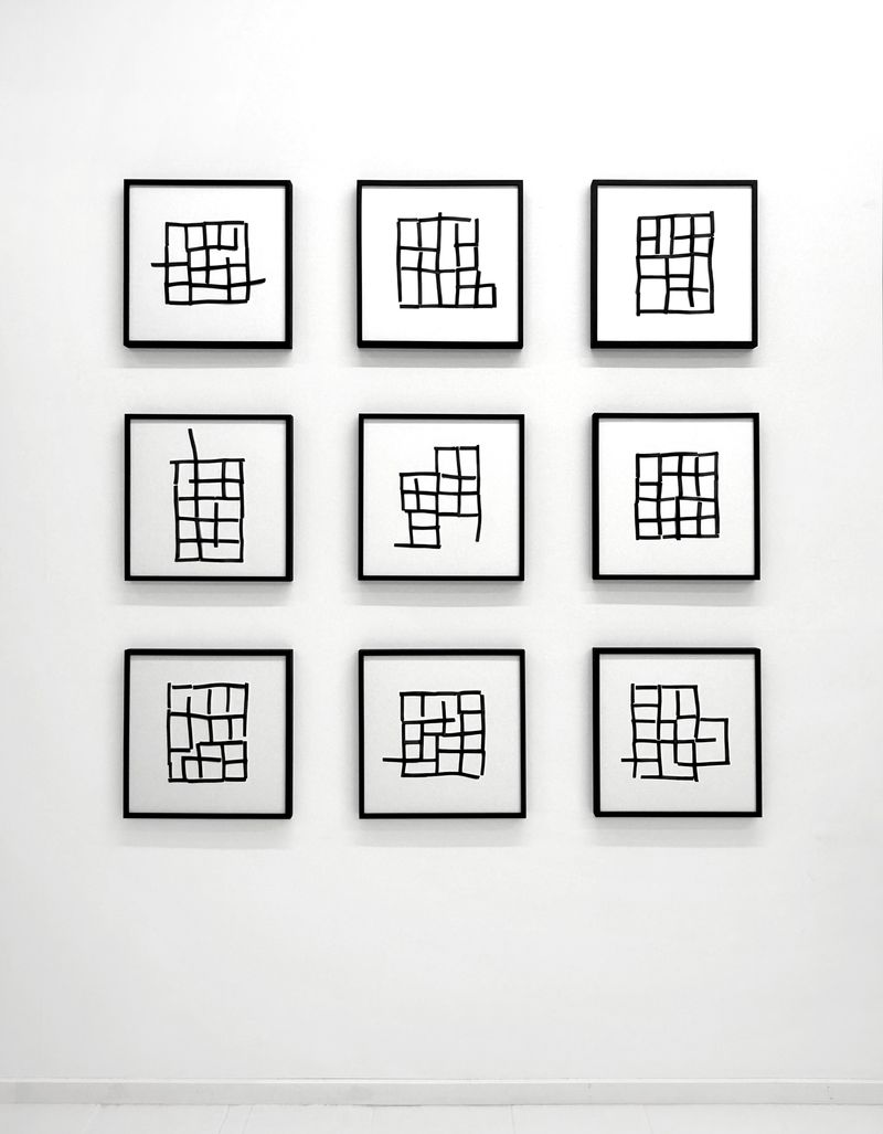 © Paula McCartney - ReModel Installation viewSet of nine 16.5 x 16.5 inch framed archival pigment prints