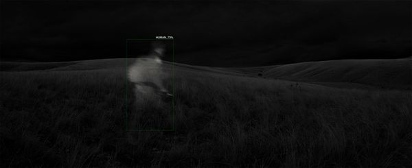 © Alex Turner - 1 Human (Border Patrol) with A.I. Recognition, San Rafael Valley, AZ