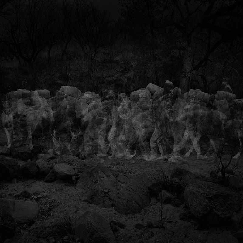 © Alex Turner - 29 Humans (Smugglers) and 12 Horses, 1-Week Interval, Patagonia Mountains, AZ