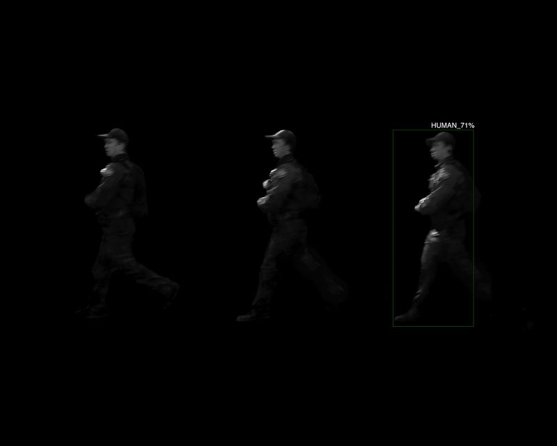 © Alex Turner - 3 Captures of 1 Human (Border Patrol) with A.I. Recognition, 3-Second Interval, Censored Location, AZ