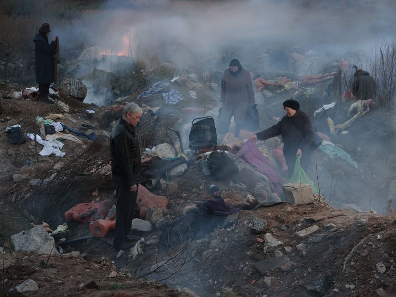 © Vladimir Seleznev - The burnt-out clothing market