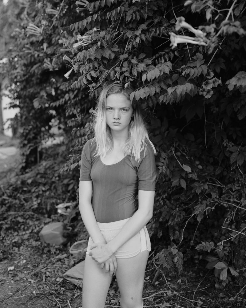 © Susan Worsham - "Georgia with Trumpet Vine, 13"