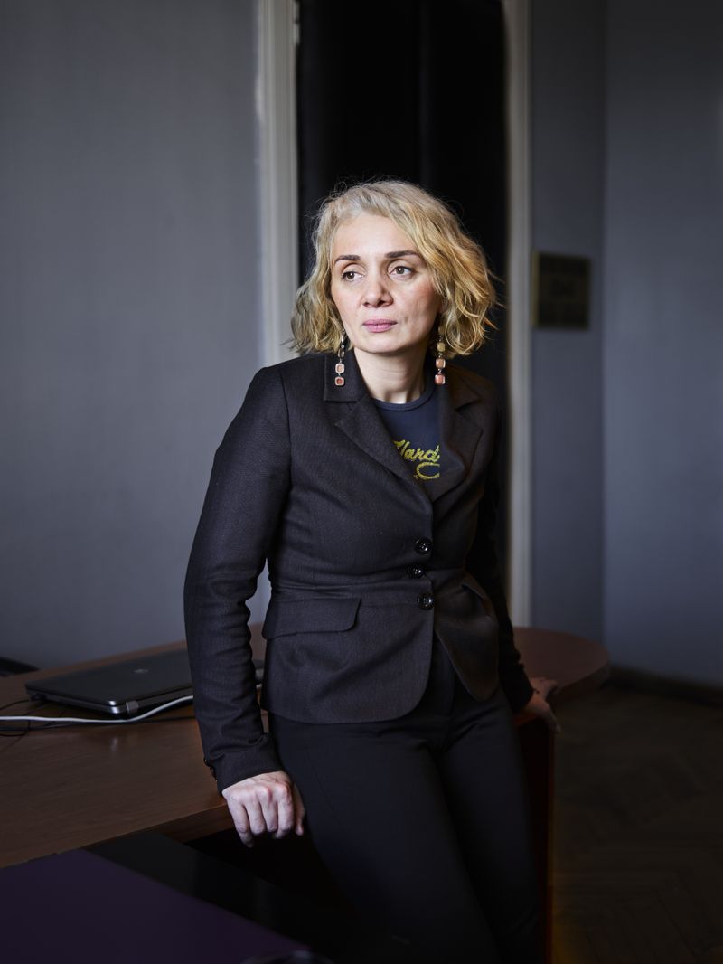 © Jörg Gläscher - Nino Chkhetia, Assistance of Mirian Katamadze, Mayor of Kobuleti, in her office in Cityhall Kobuleti Gerorgia.
