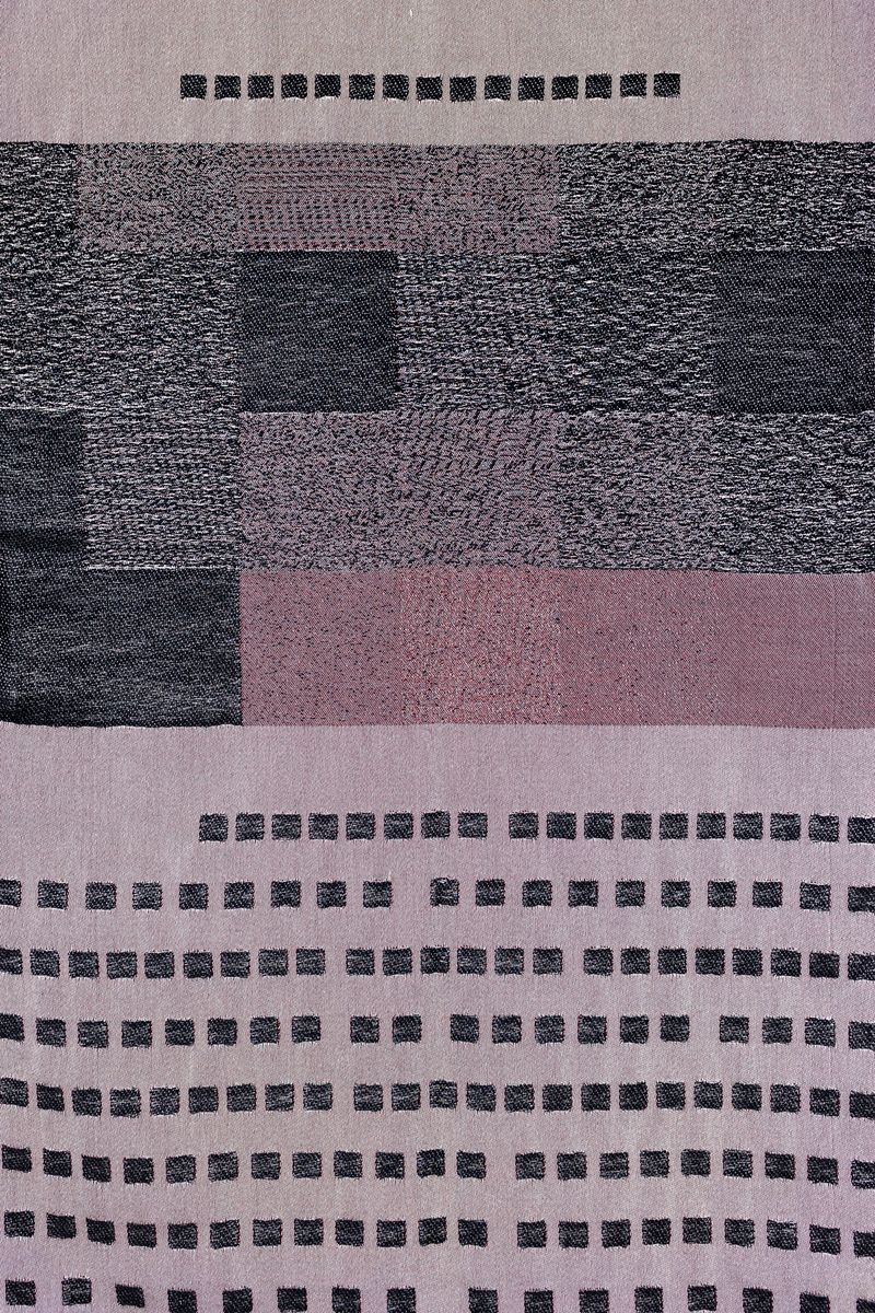 © Yujie Zhou - Save as Text — In the End, We Lost Our Language2023, Jacquard Weave, Wool and Cotton, 310 x 110 cm.