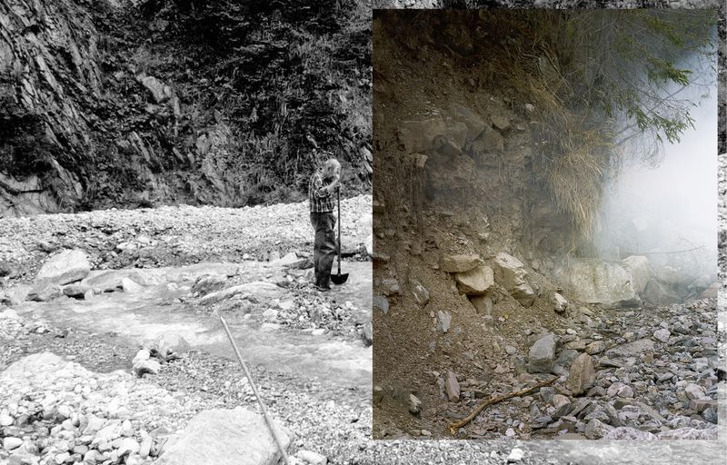 © Marina Caneve - ‘Are They Rocks or Clouds?’ book spread, Fw:Books and OTM 2019, Representation - Destruction