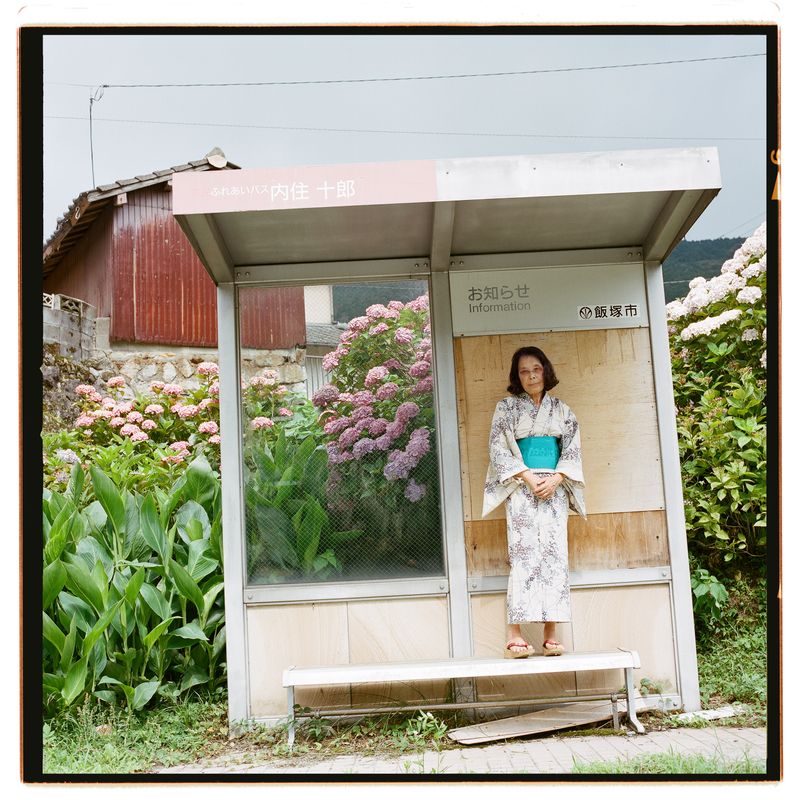 © Kenta Nakamura - Fukuoka, Shoke Pass. June 2013. Ms. Oda asked me to take a photo of her wearing her own yukata.