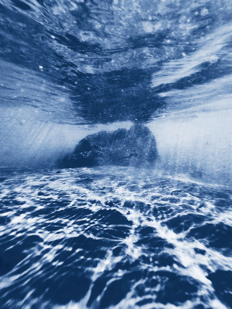 © Manon Lanjouère - Paysages sensibles #2, cyanotype on paper large format