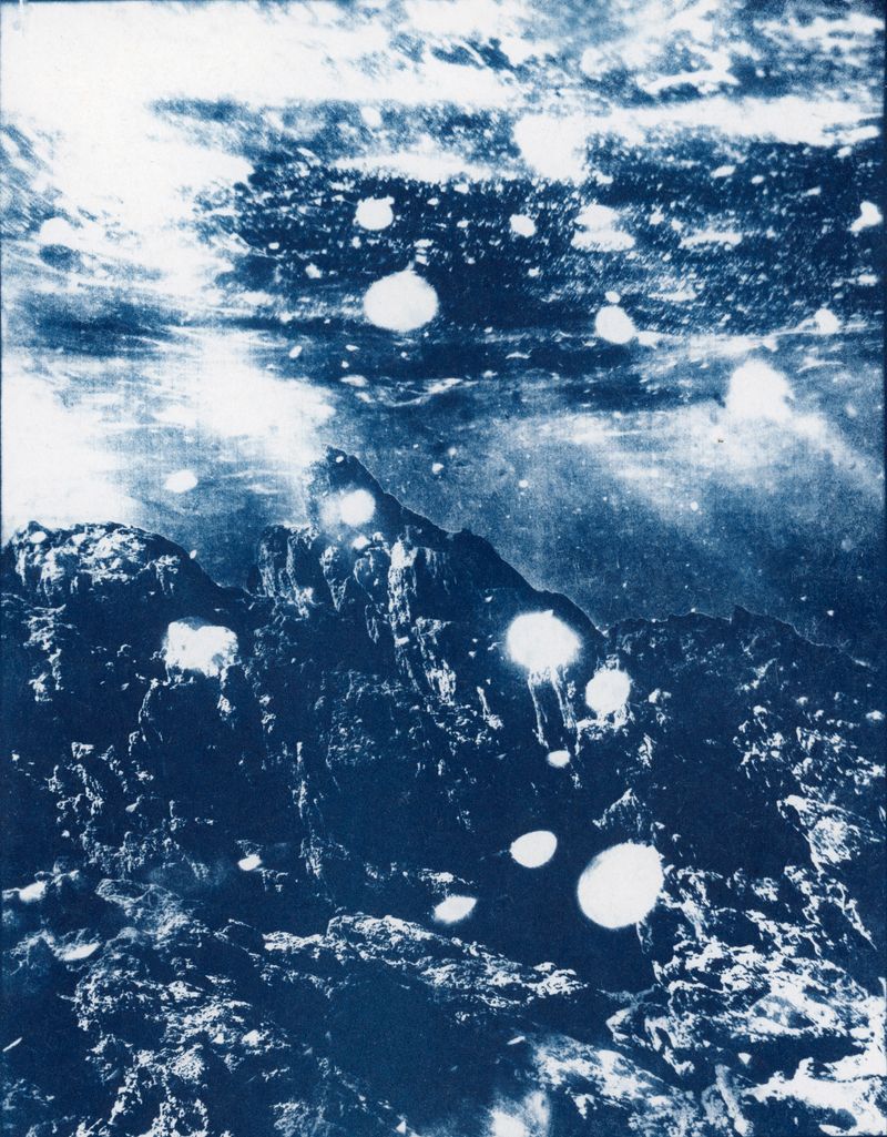 © Manon Lanjouère - Paysages sensibles #1, cyanotype on paper large format