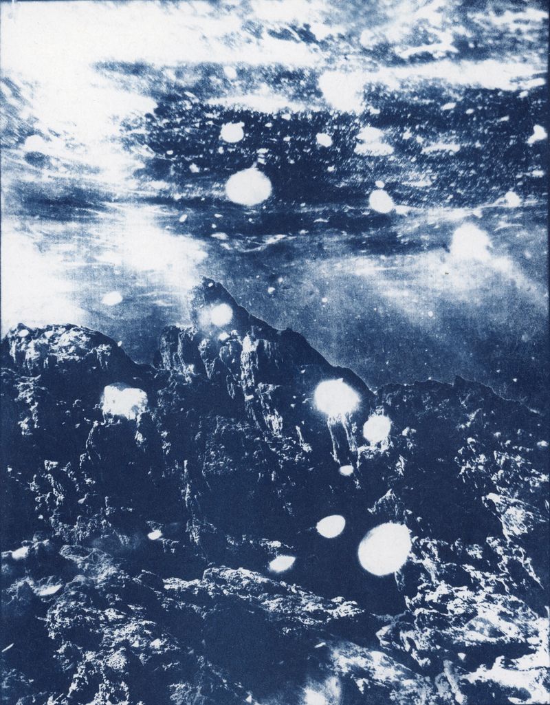 © Manon Lanjouère - Paysages sensibles #1, cyanotype on paper large format