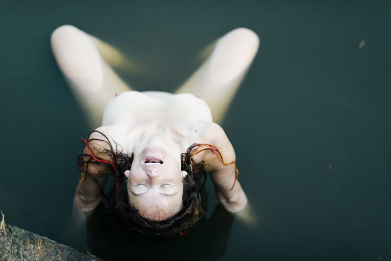 © Ingrid Firmhofer - CONNECTION WITH THE WOMB - "Connecting with the womb of mother earth", Freya, Poland