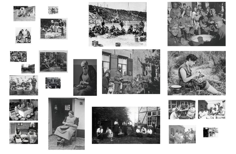 © Ana Nuñez Rodriguez - The act of peeling potatoes - II