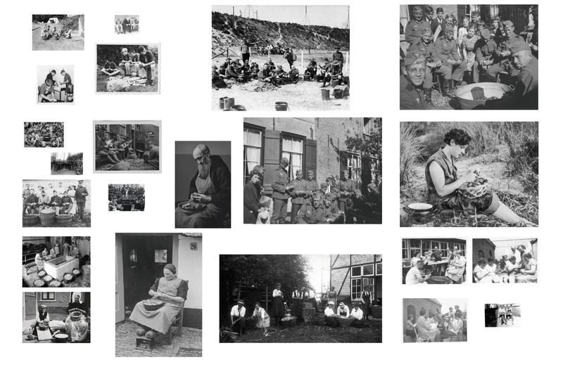 © Ana Nuñez Rodriguez - The act of peeling potatoes - II