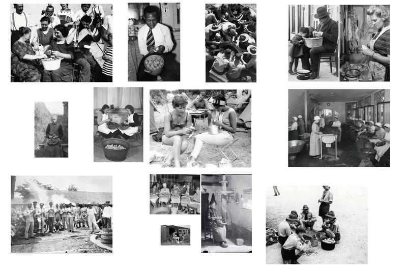 © Ana Nuñez Rodriguez - The act of peeling potatoes