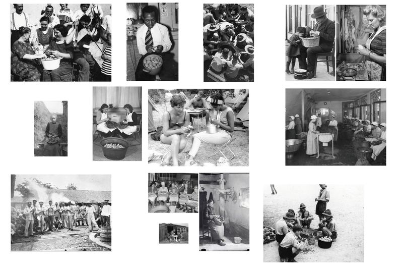 © Ana Nuñez Rodriguez - The act of peeling potatoes