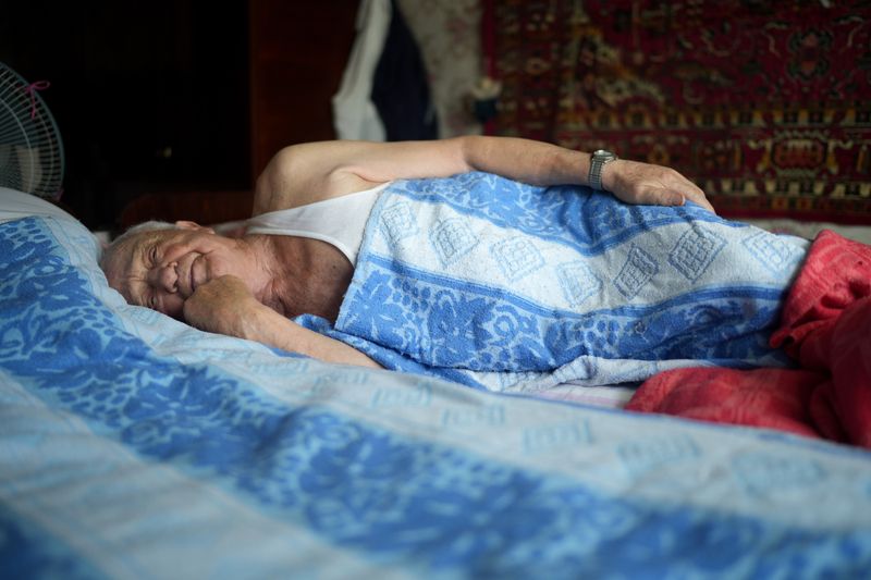 © Sofia Samoylova - 2023 Jevhen takes a nap in the afternoon.