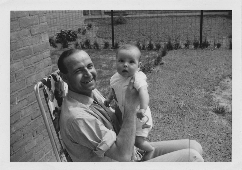 © Vivian Keulards - Dad & Hans (1967). Every parent hopes their child will be happy, responsible, confident and loving.