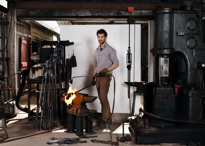 © Edwina Richards - Will Maguire / Family Home Blacksmith Studio, Elderslie Rd