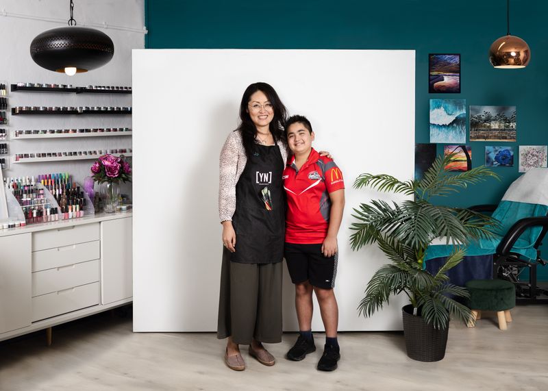 © Edwina Richards - Seoyoung Jo and Riley / So Young Nail and Beauty Salon