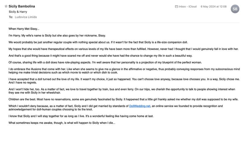 © Ludovica Limido - Image from the The doll next door photography project