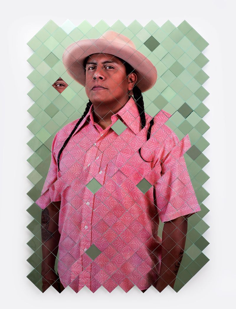 © Karen Navarro - Archival inkjet print, wood, acrylic paint, Epoxy