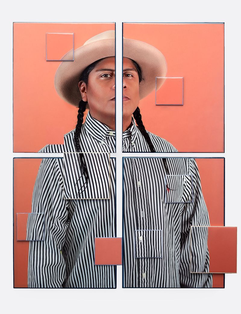 © Karen Navarro - Archival inkjet print, wood, acrylic paint, Epoxy