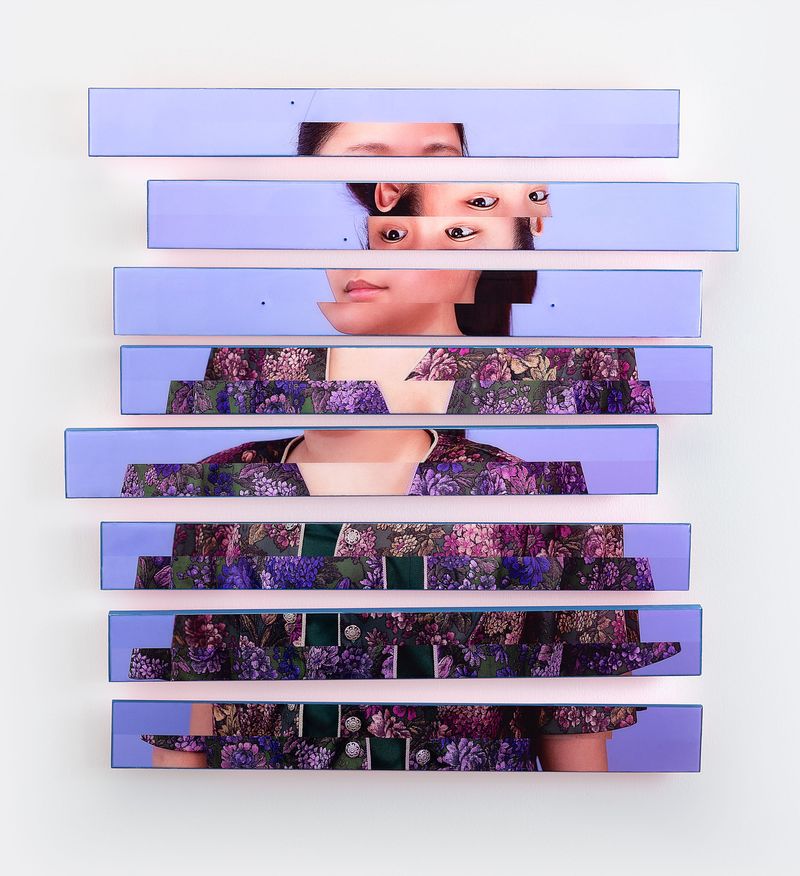 © Karen Navarro - Archival inkjet print, wood, acrylic paint, Epoxy