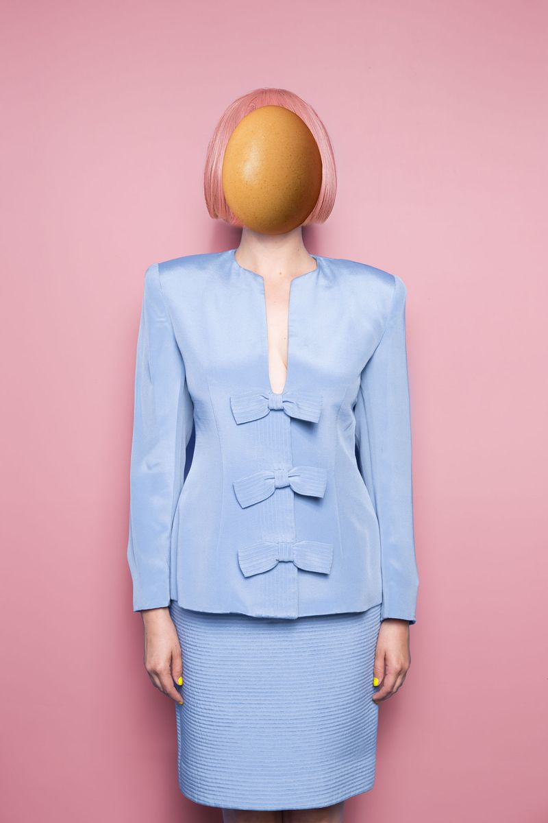 © Karen Navarro - Untitled (egg face), 2018